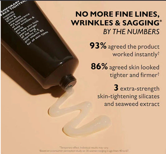 Lift & Firm Instant Face Tightener – Age Defying Formula for a Sculpted Look!🔥