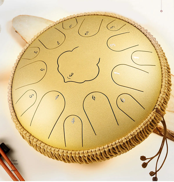 Relaxing Steel Tongue Drum