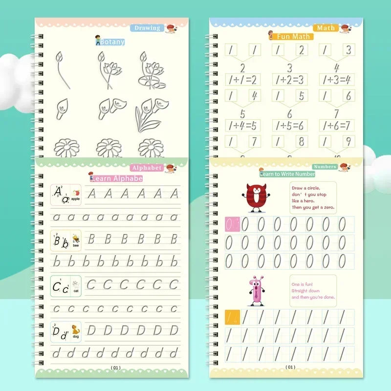 Magic Reusable Handwriting Workbook
